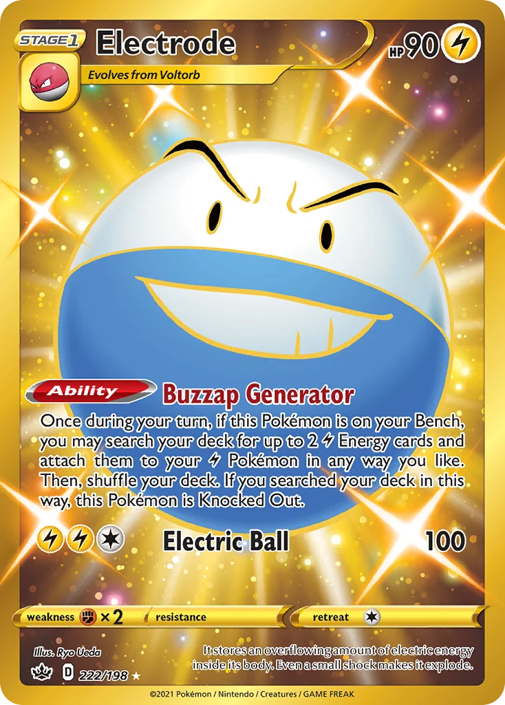 Electrode Pokemon card