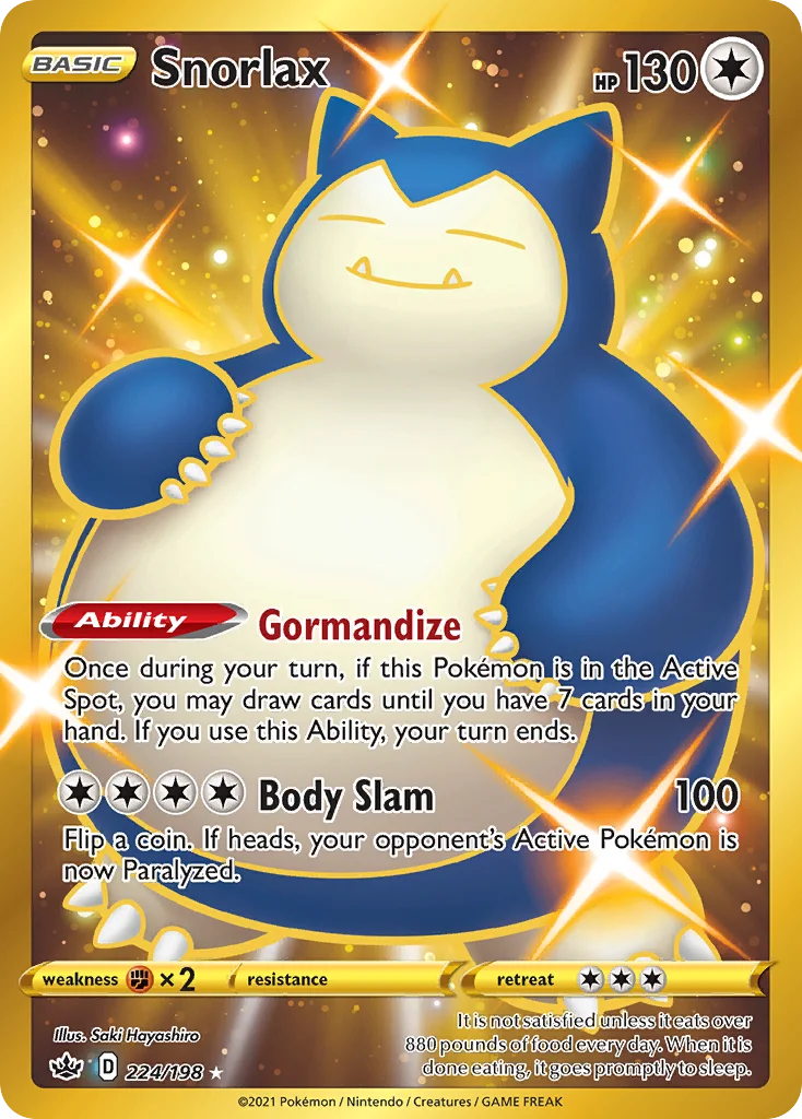 Snorlax Pokemon card