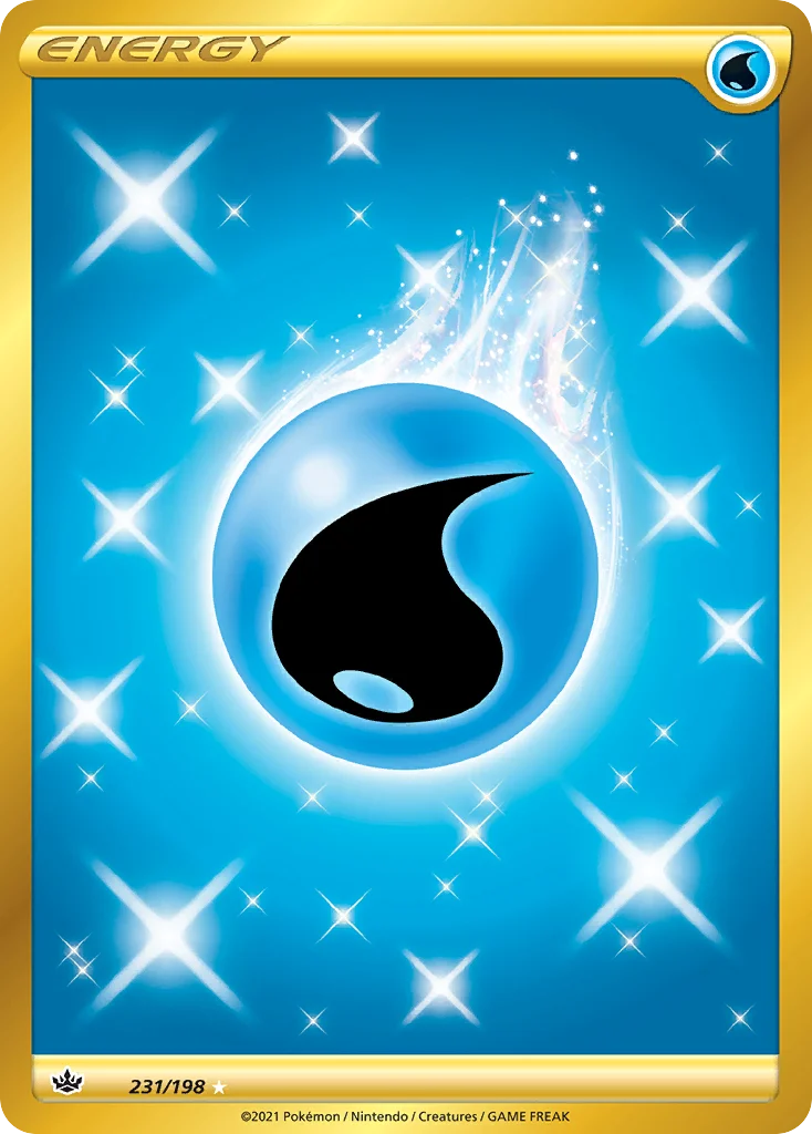 Water Energy Pokemon card