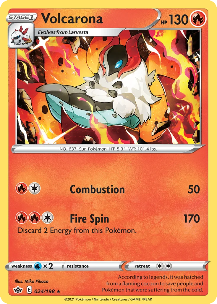Volcarona Pokemon card