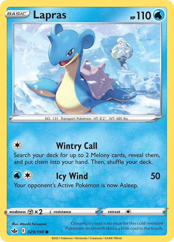 Lapras Pokemon card