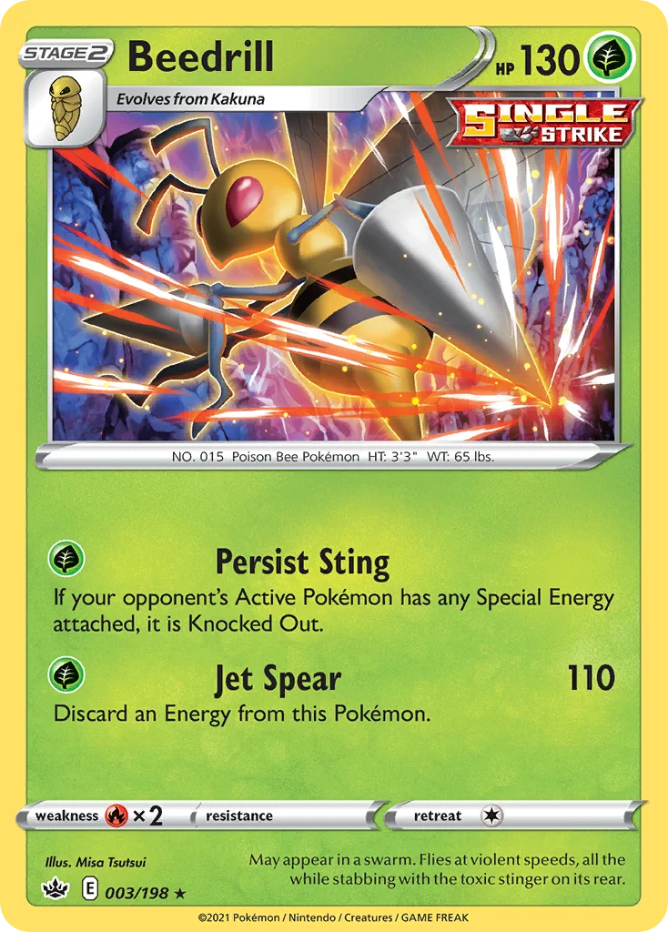 Beedrill Pokemon card