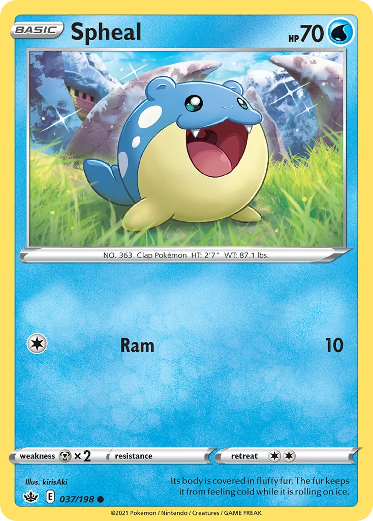 Spheal Pokemon card