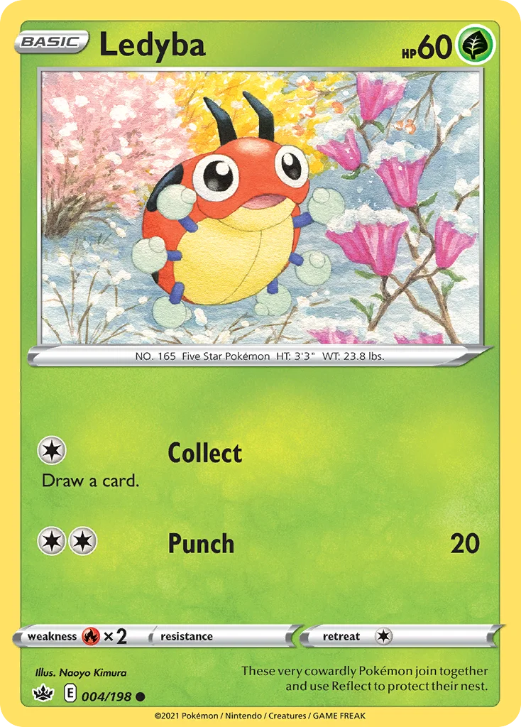 Ledyba Pokemon card