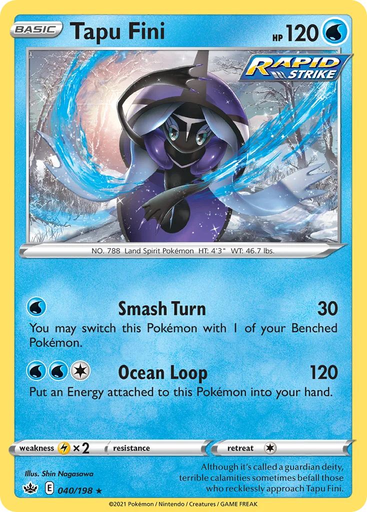 Tapu Fini Pokemon card