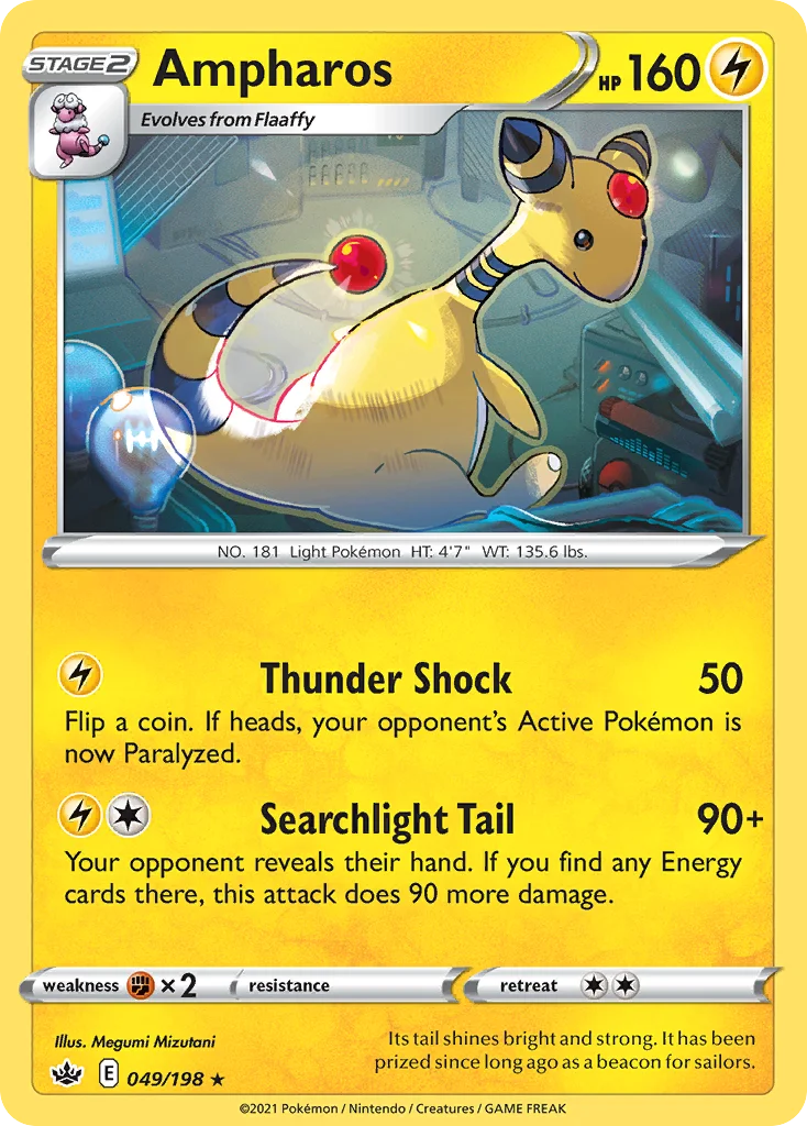 Ampharos Pokemon card