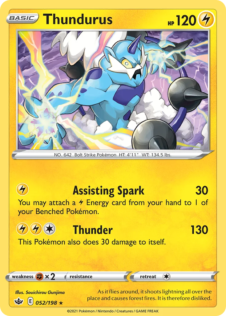 Thundurus Pokemon card