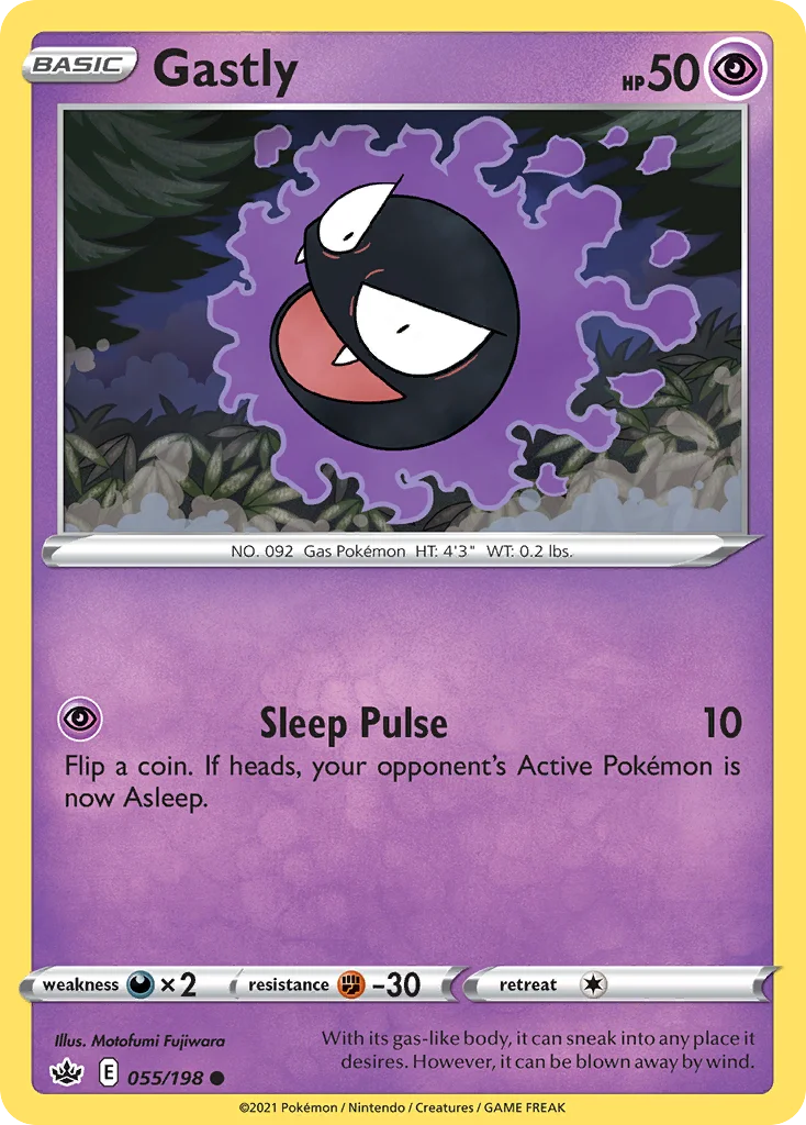 Gastly Pokemon card