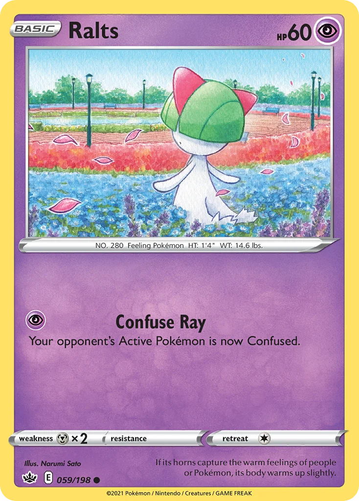 Ralts Pokemon card