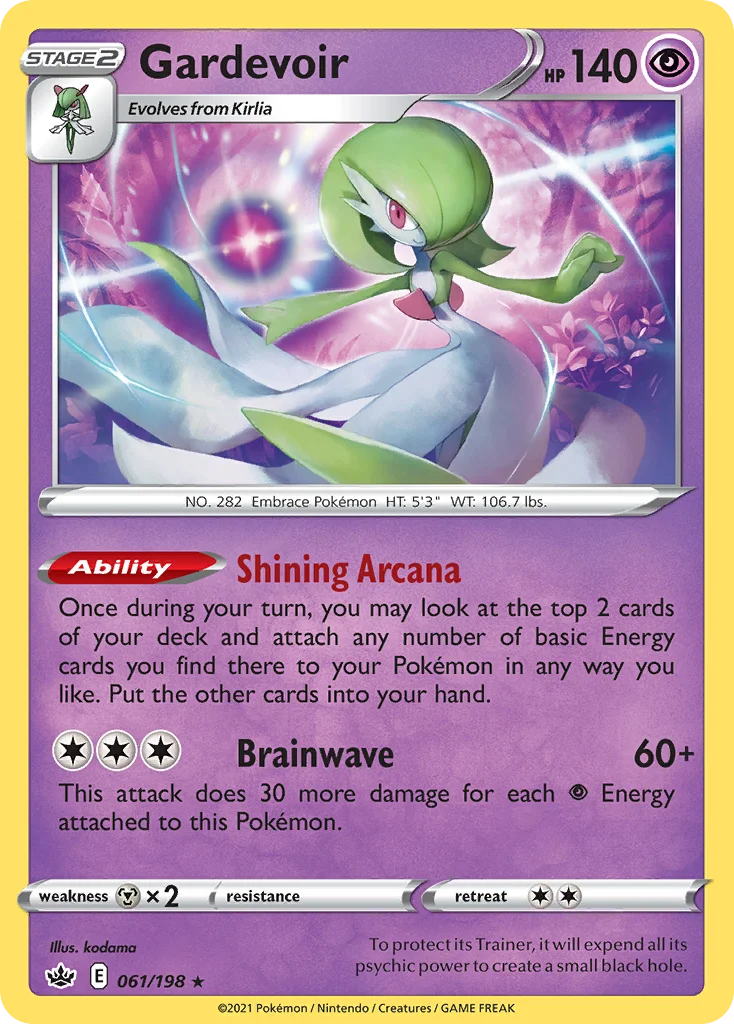 Gardevoir Pokemon card