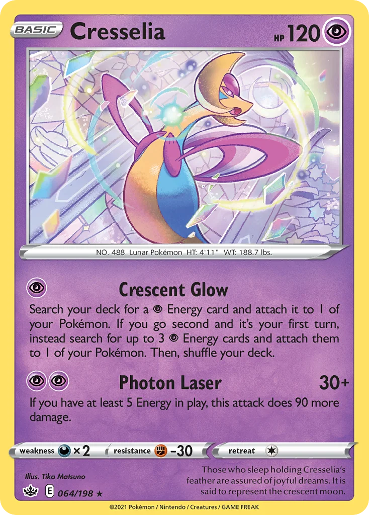 Cresselia Pokemon card