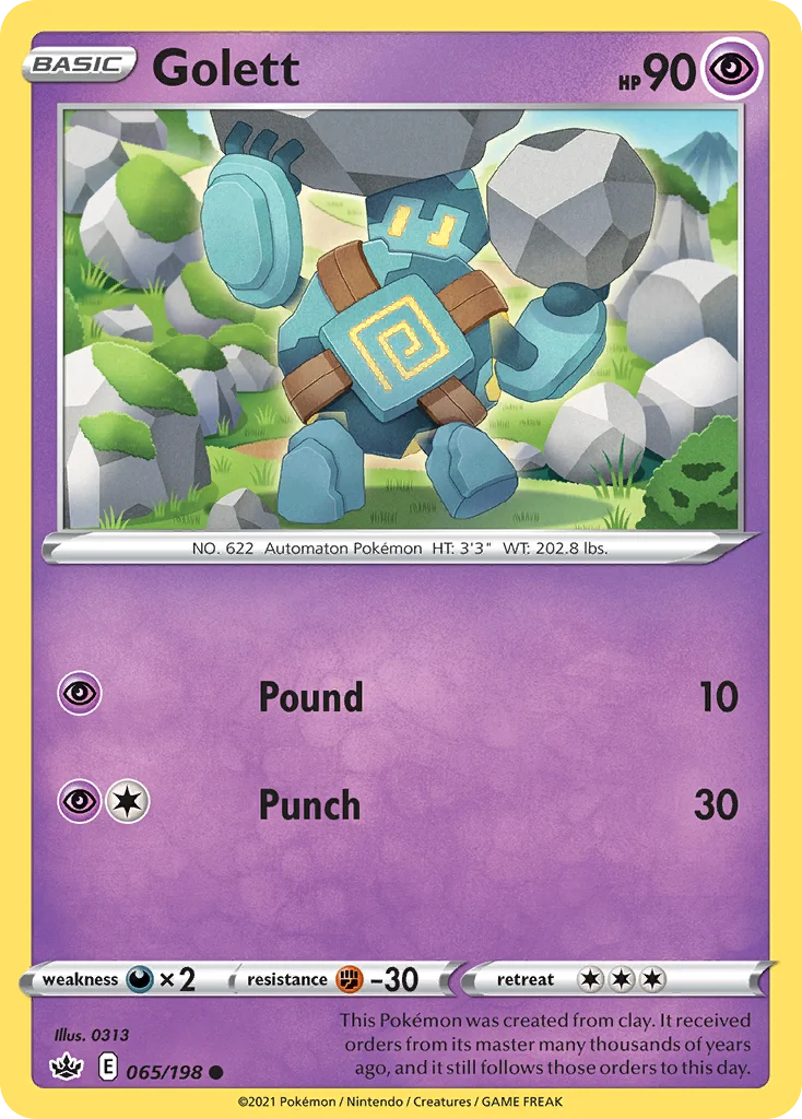 Golett Pokemon card