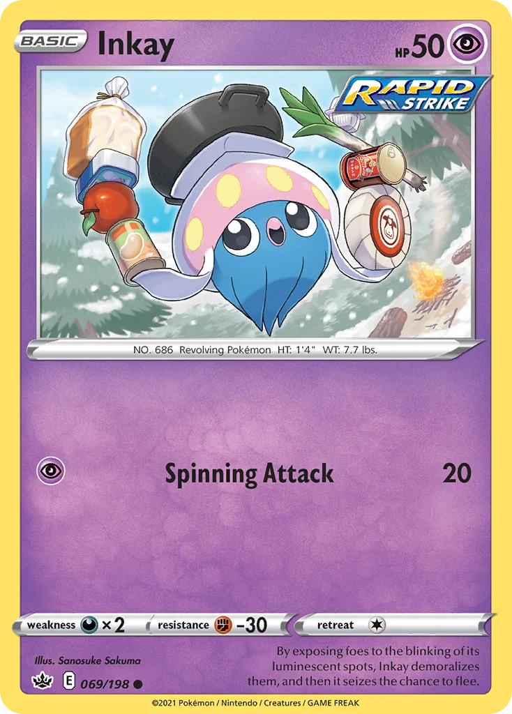 Inkay Pokemon card