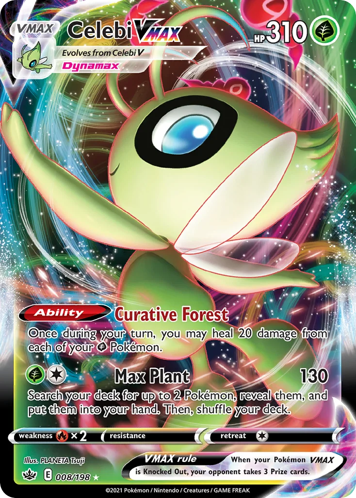 Celebi VMAX Pokemon card