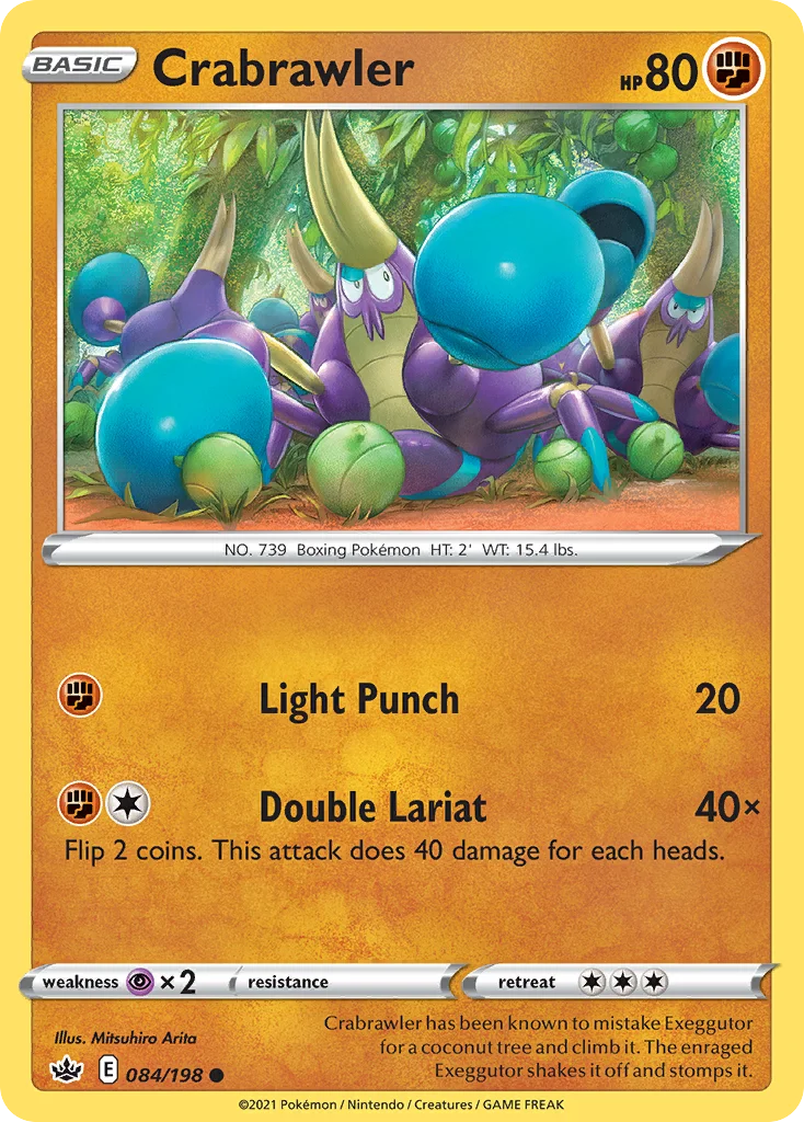 Crabrawler Pokemon card