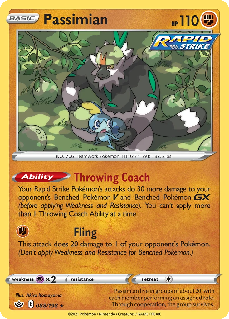 Passimian Pokemon card