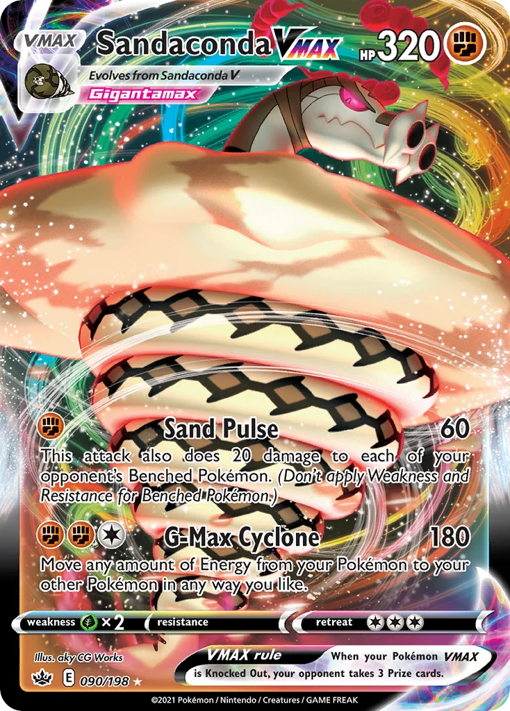 Sandaconda VMAX Pokemon card
