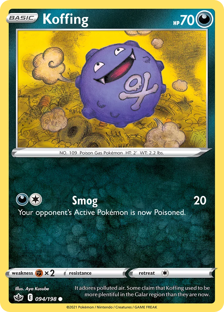 Koffing Pokemon card