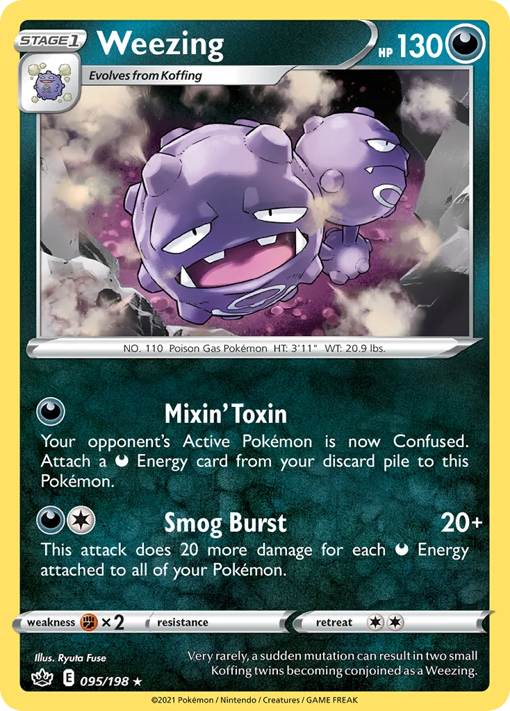 Weezing Pokemon card