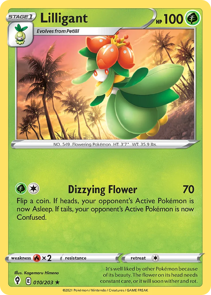 Lilligant Pokemon card