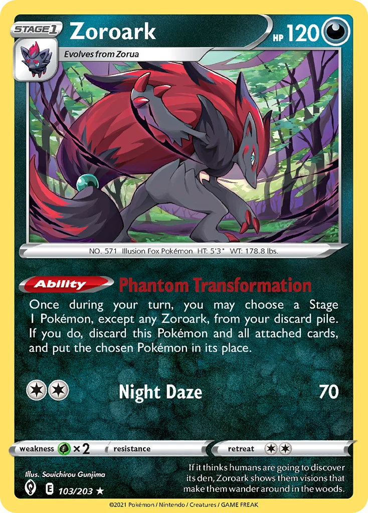Zoroark Pokemon card