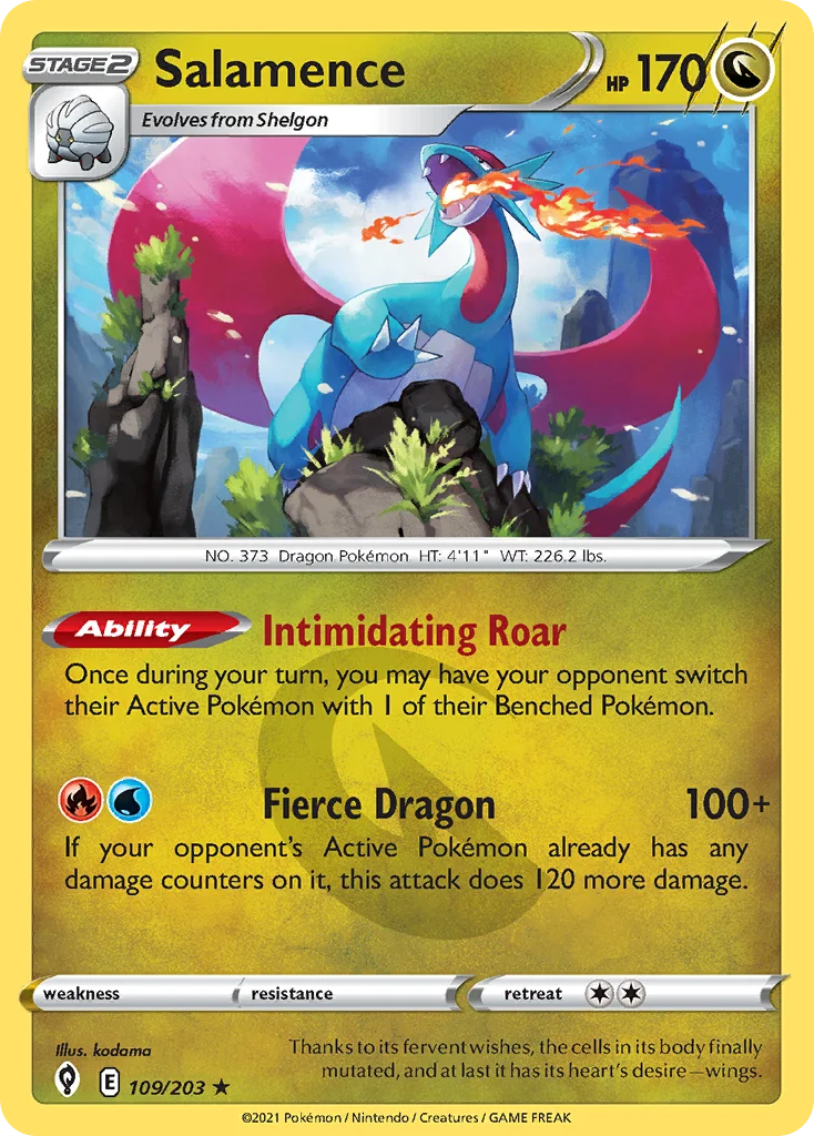 Salamence Pokemon card