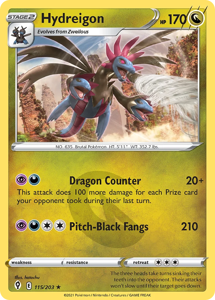 Hydreigon Pokemon card