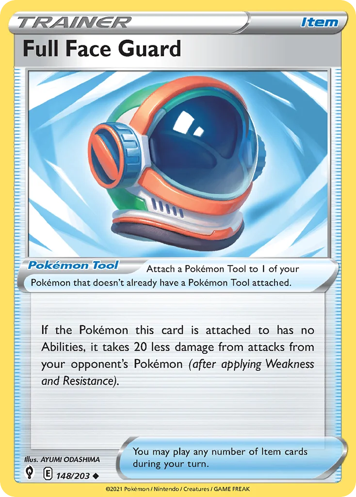 Full Face Guard Pokemon card
