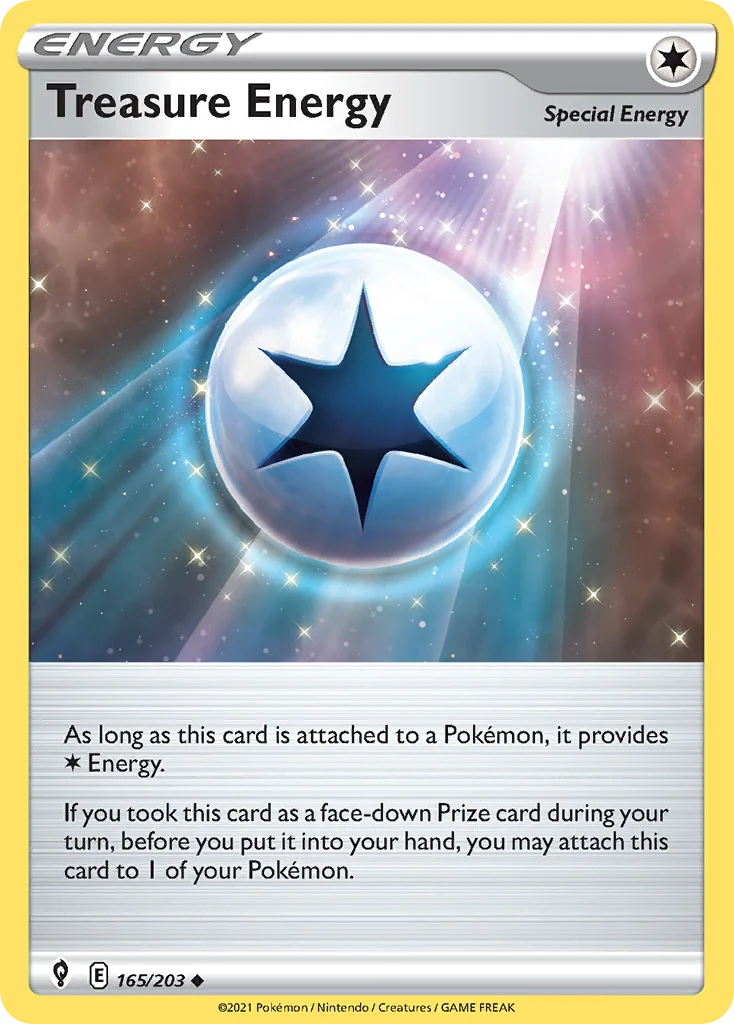 Treasure Energy Pokemon card