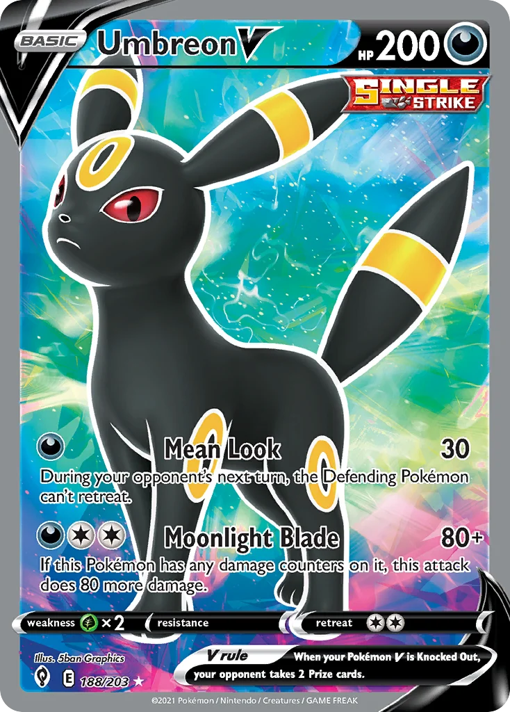 Umbreon V Pokemon card