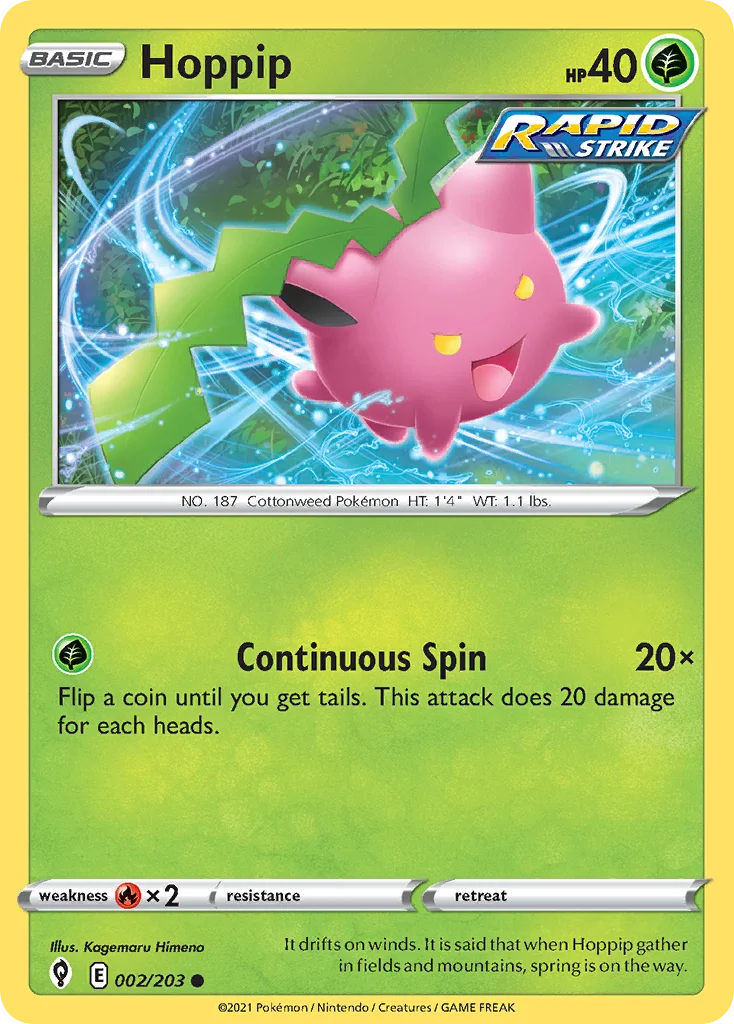 Hoppip Pokemon card