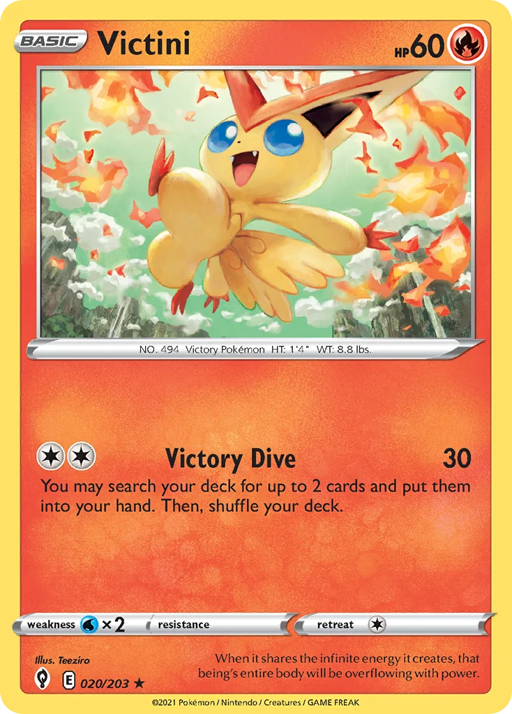Victini Pokemon card