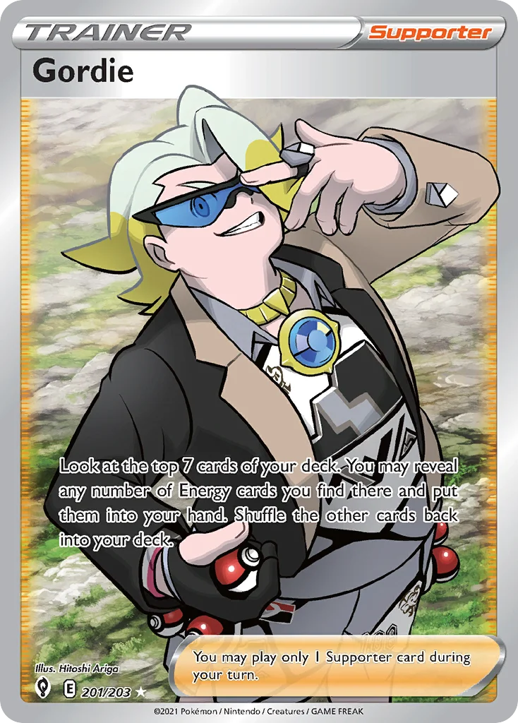 Gordie Pokemon card