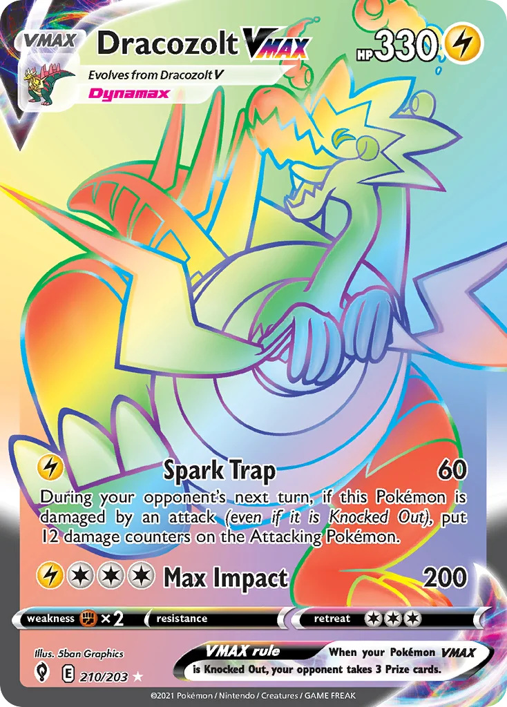 Dracozolt VMAX Pokemon card
