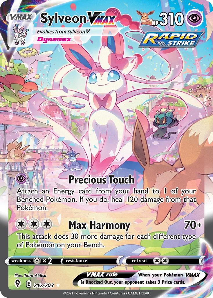 Sylveon VMAX Pokemon card