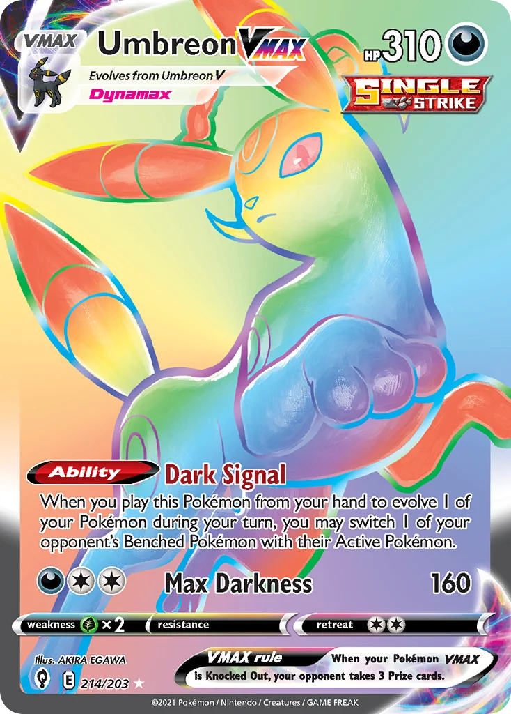 Umbreon VMAX Pokemon card