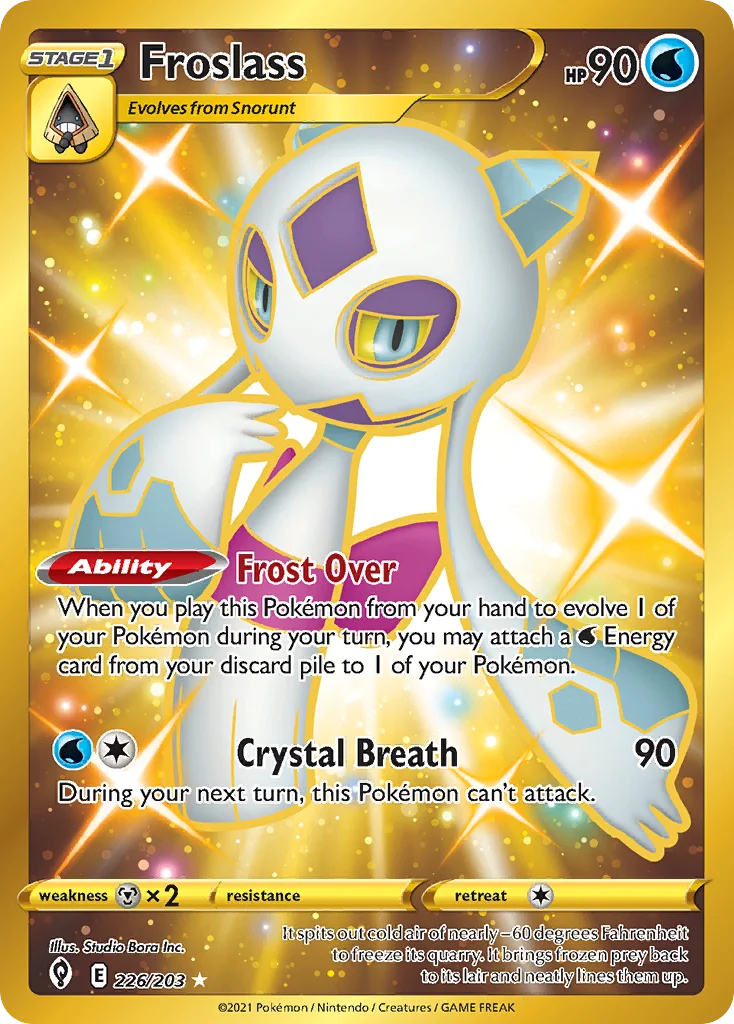 Froslass Pokemon card