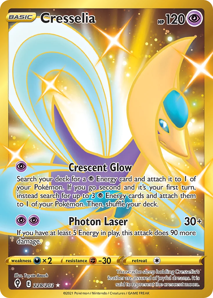 Cresselia Pokemon card