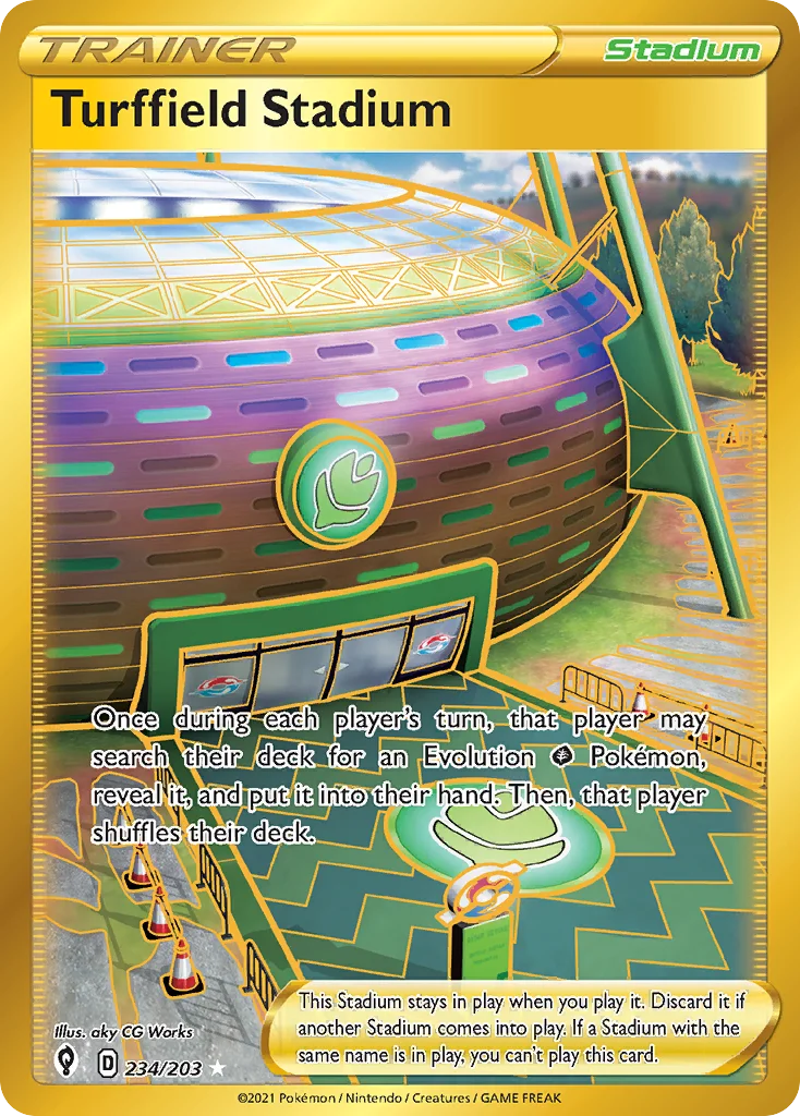 Turffield Stadium Pokemon card