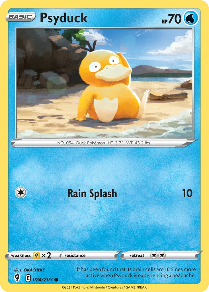 Psyduck Pokemon card