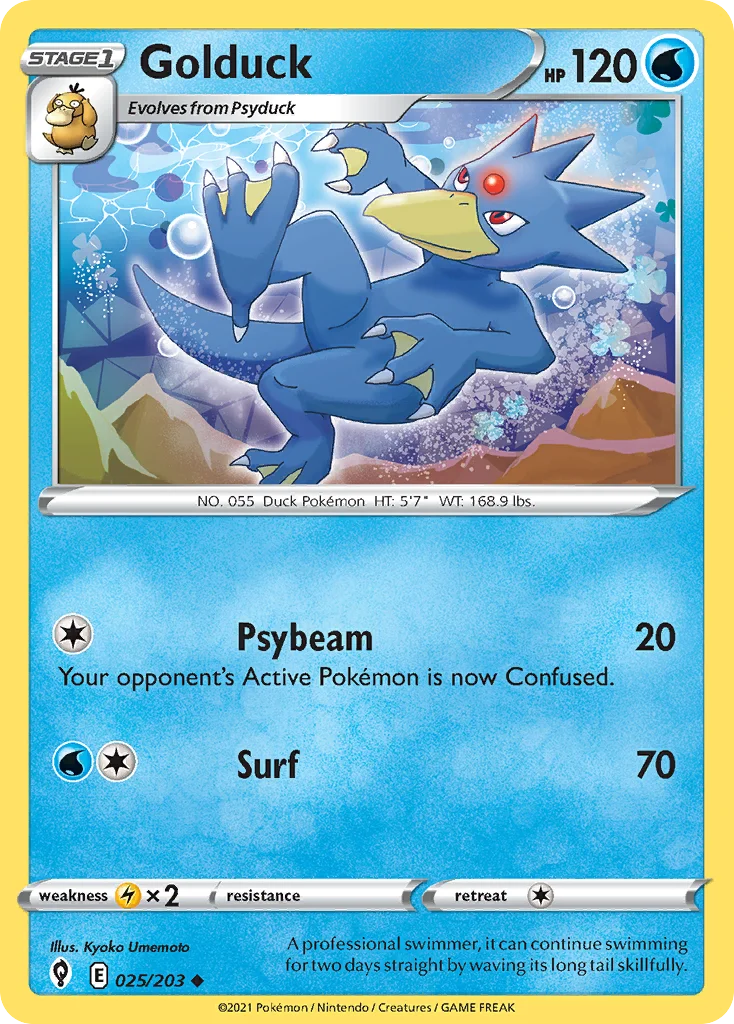 Golduck Pokemon card