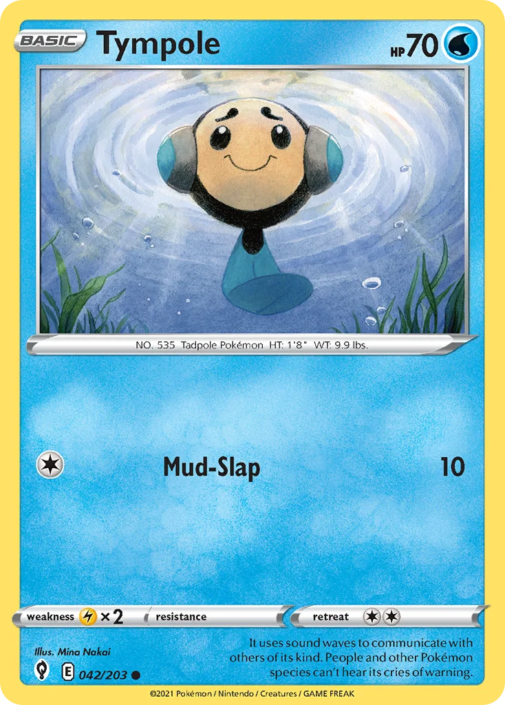 Tympole Pokemon card