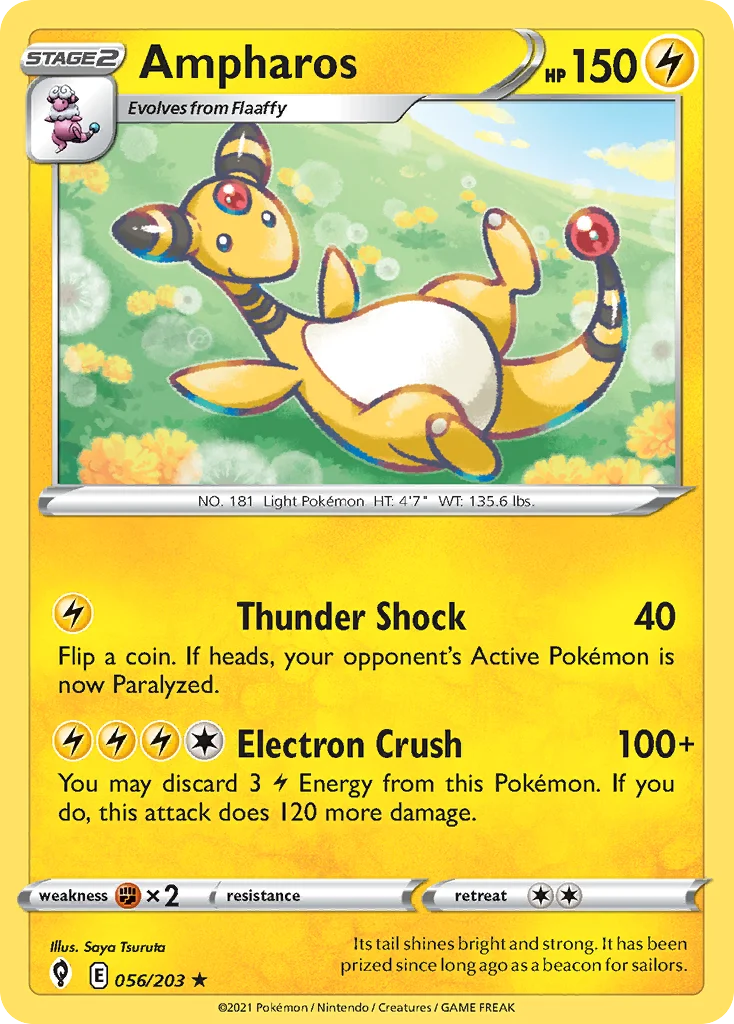 Ampharos Pokemon card