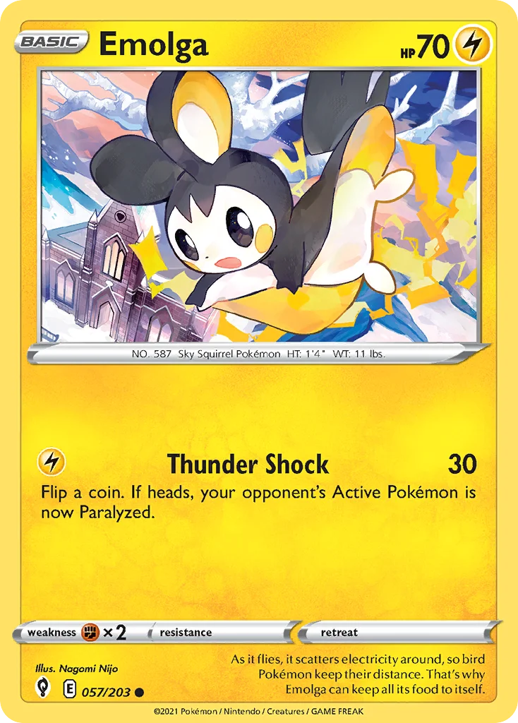 Emolga Pokemon card