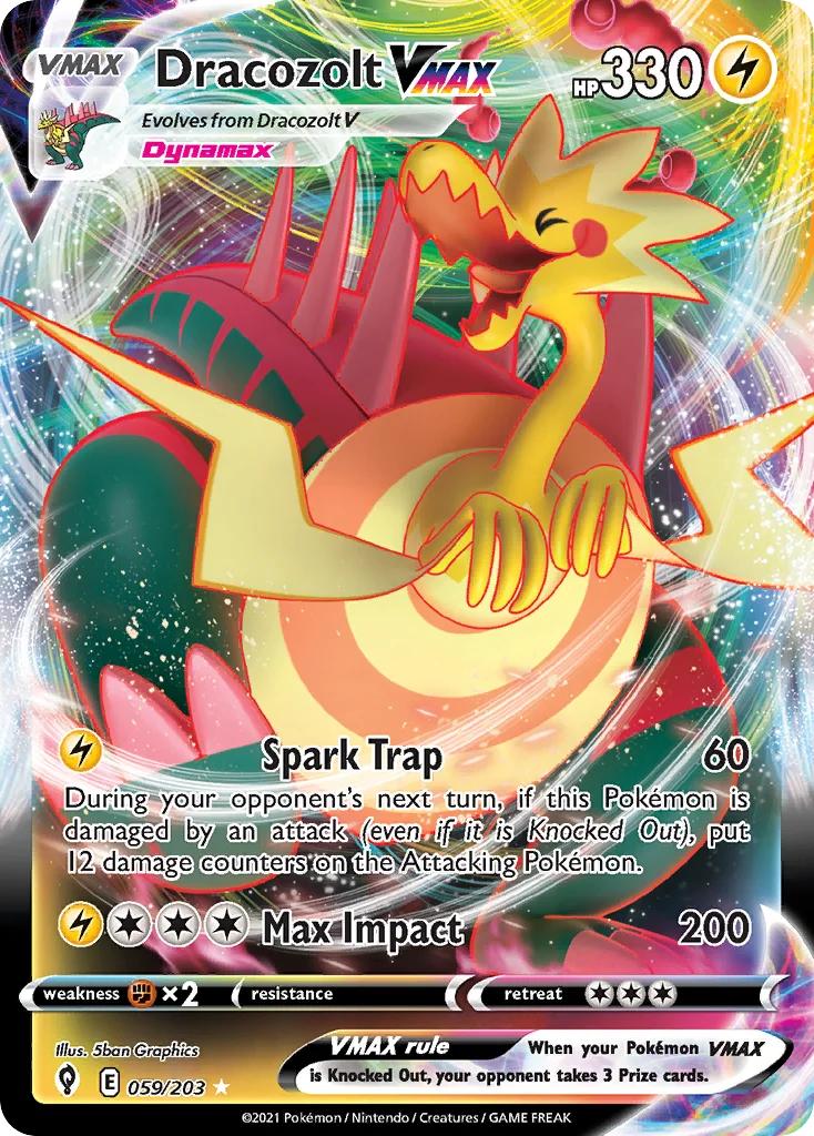 Dracozolt VMAX Pokemon card