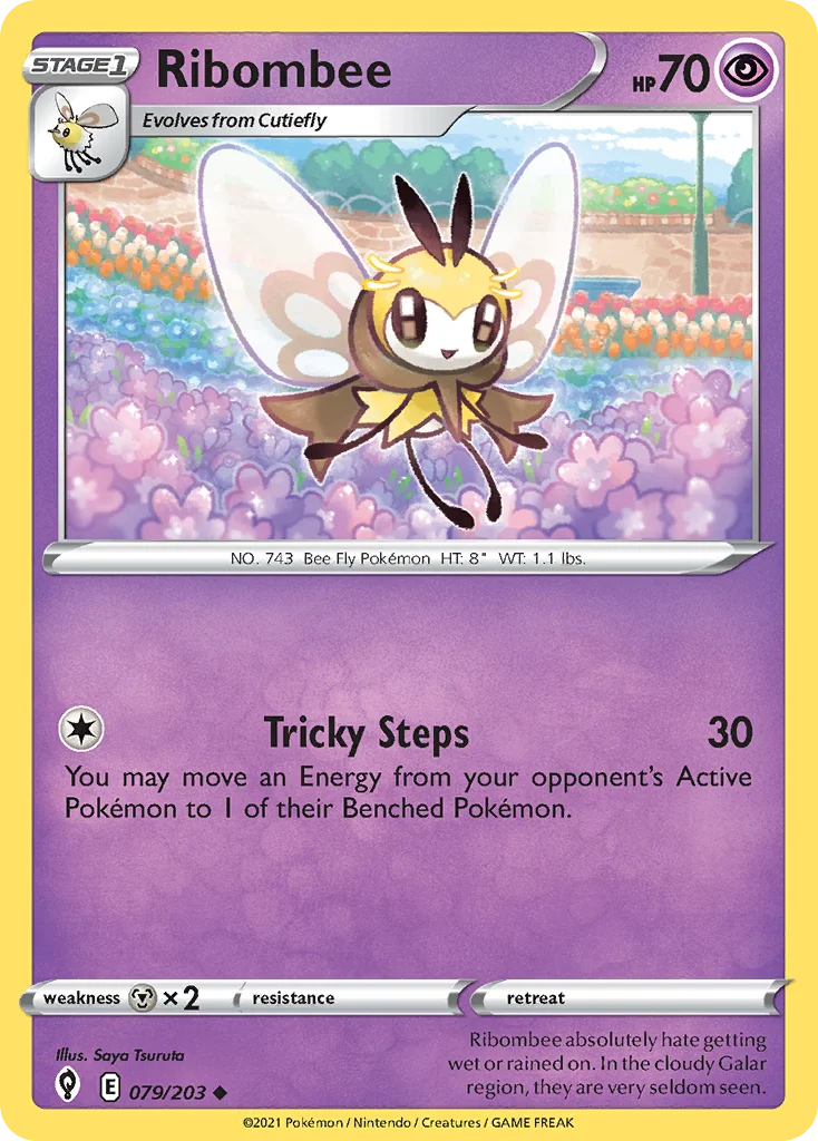 Ribombee Pokemon card