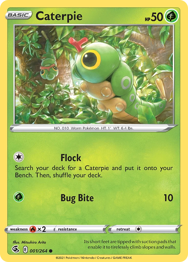 Caterpie Pokemon card