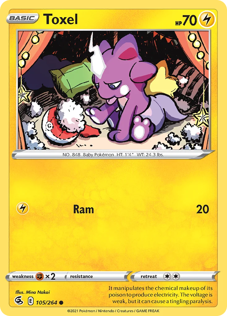 Toxel Pokemon card