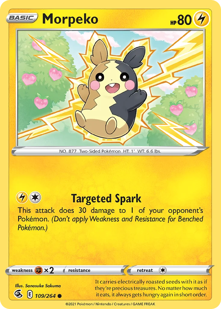Morpeko Pokemon card