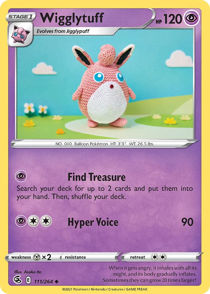Wigglytuff Pokemon card